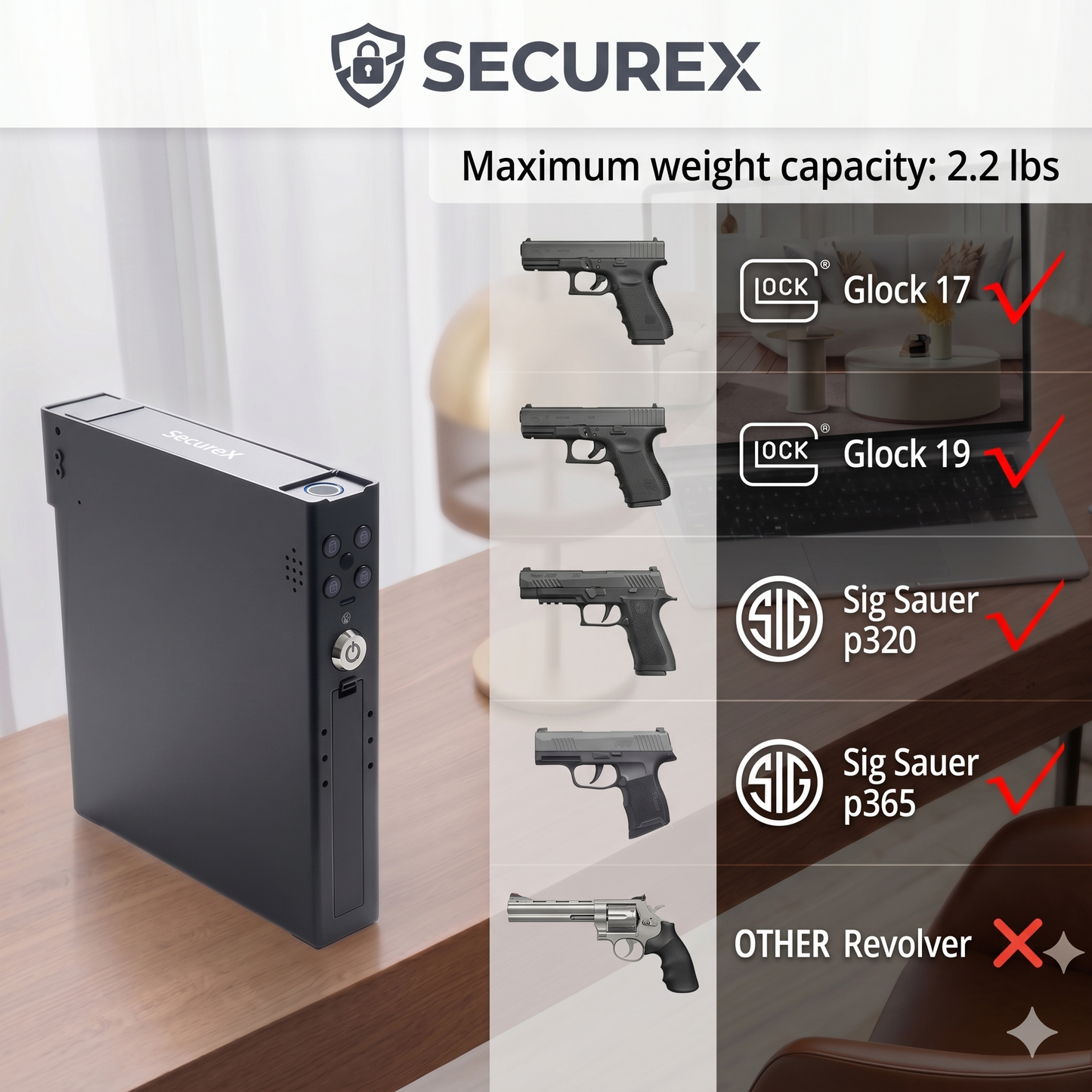 Secure X™ Quick Access Safe