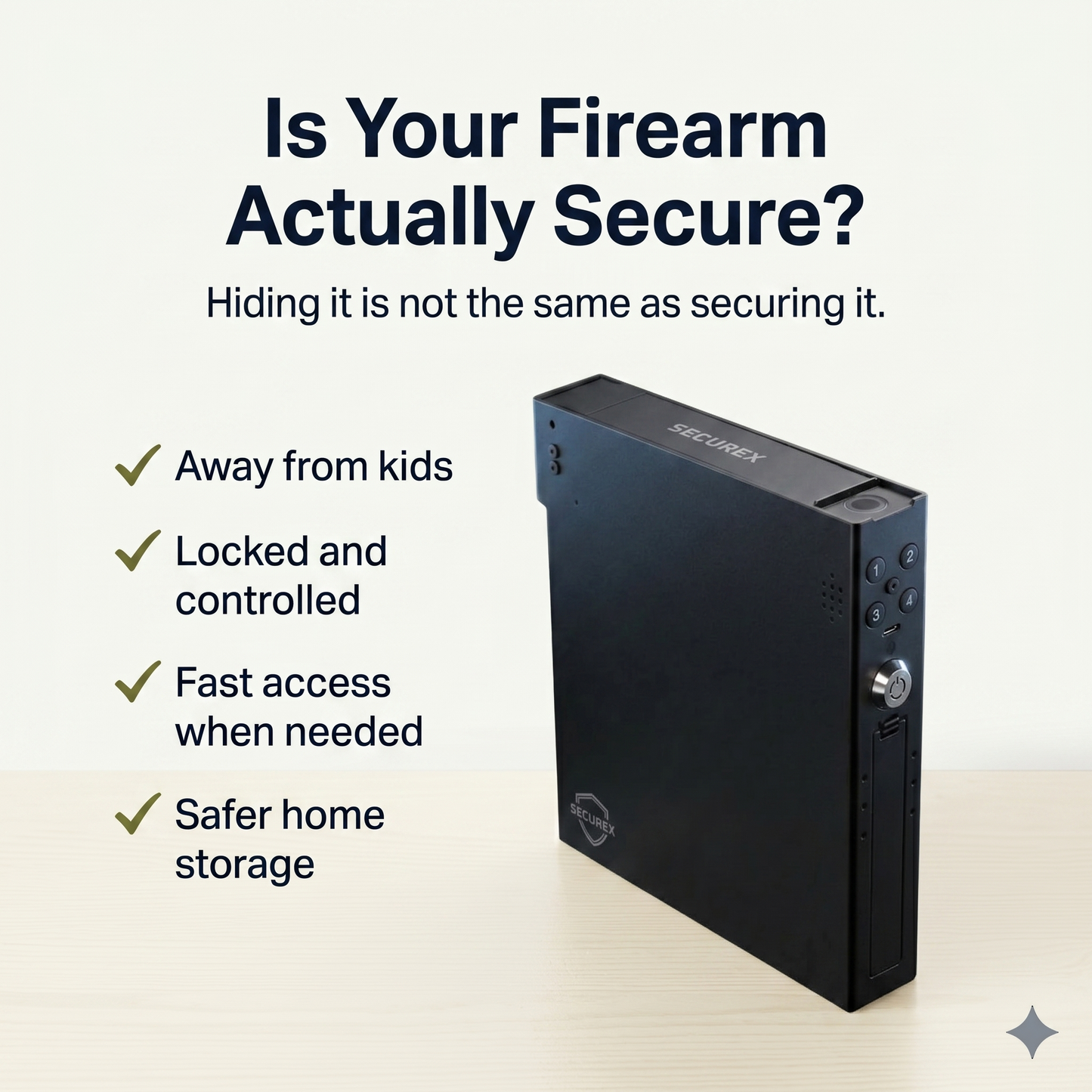 Secure X™ Quick Access Safe