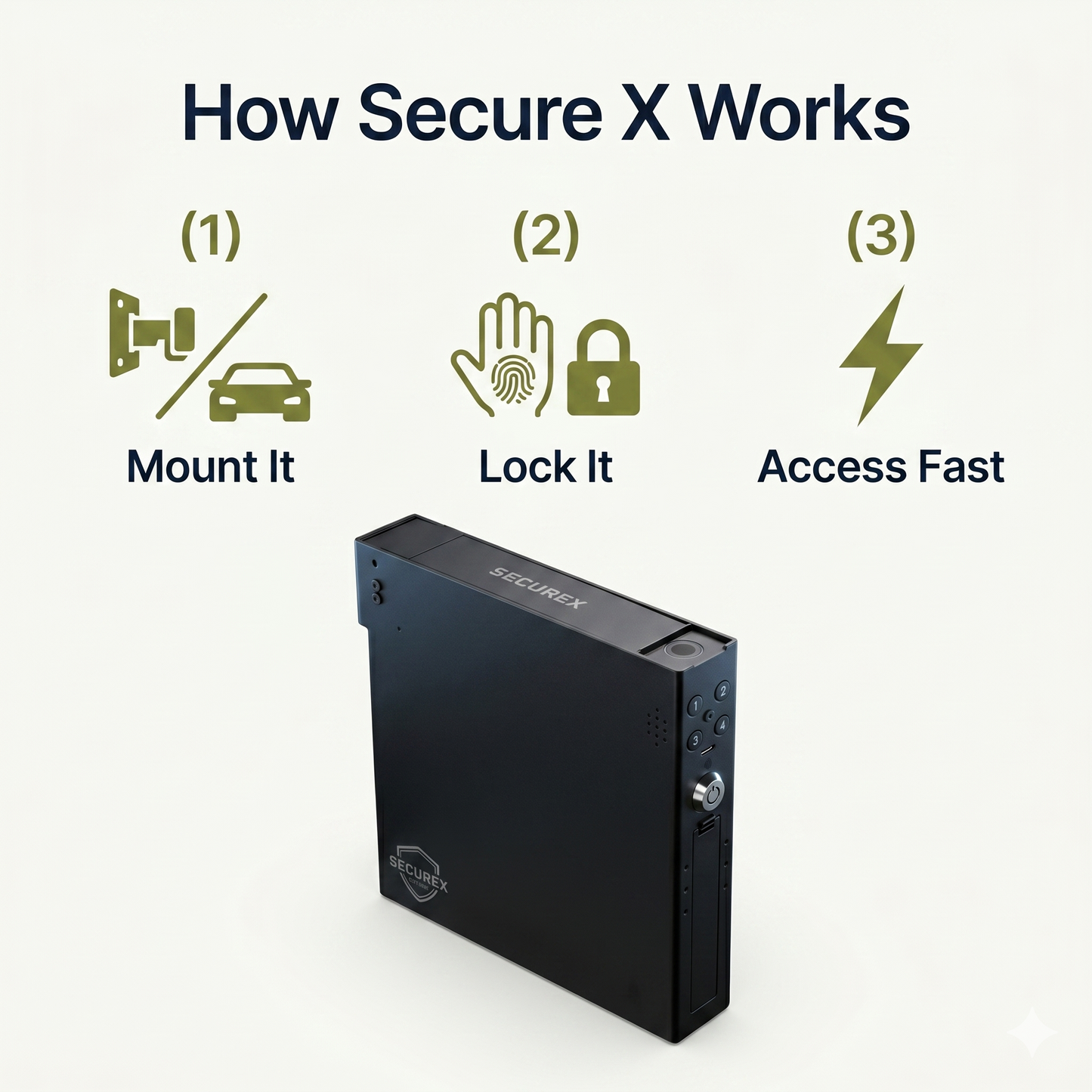 Secure X™ Quick Access Safe