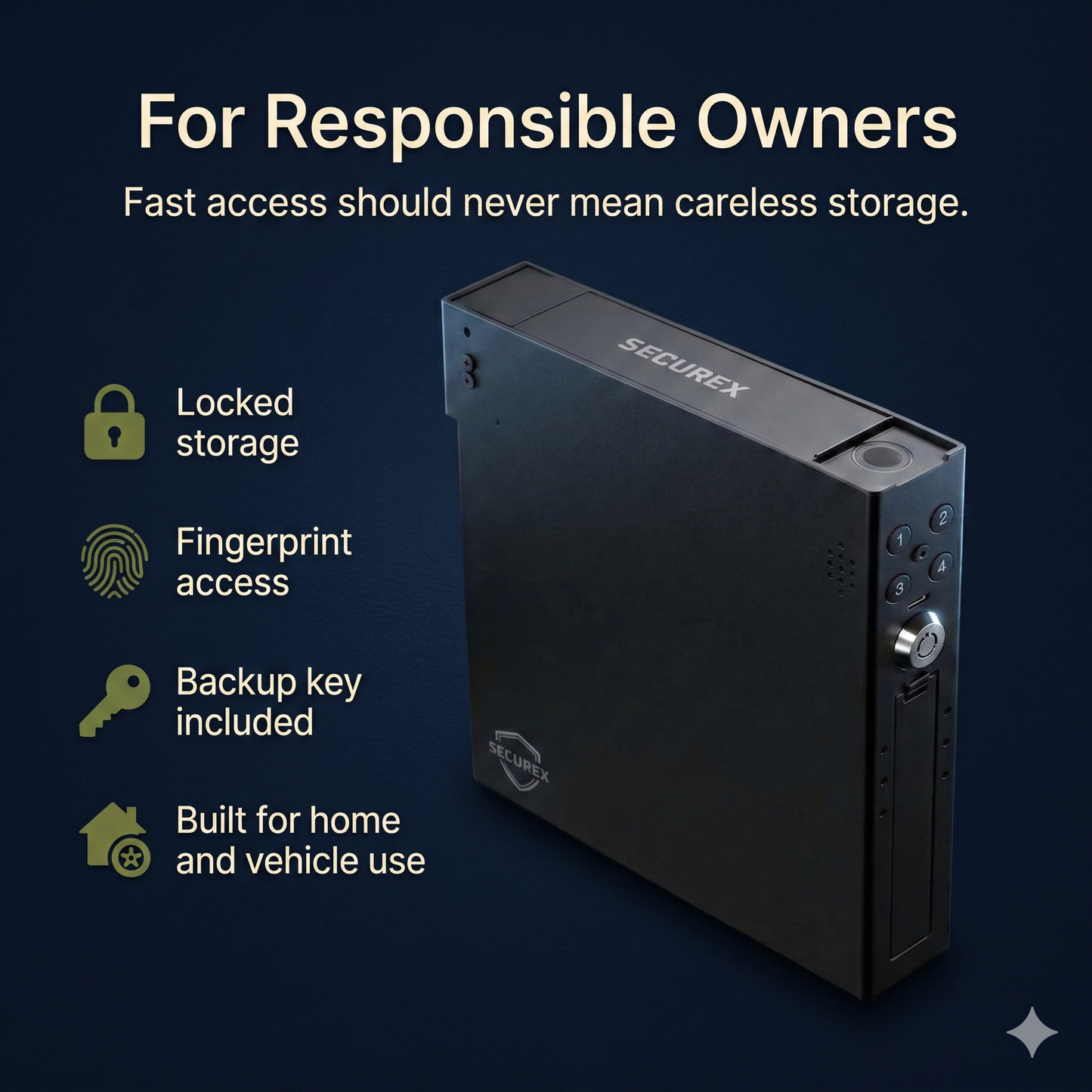 Secure X™ Quick Access Safe